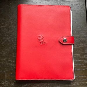 Coach Mickey Red Notebook NWT
